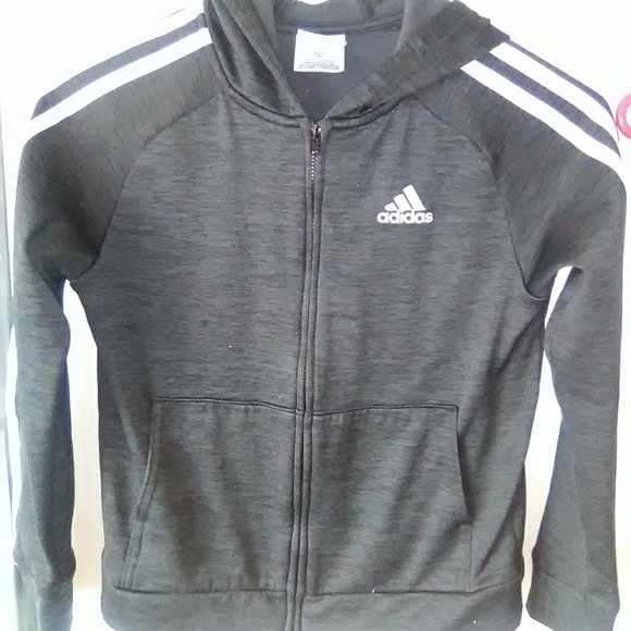 adidas grey hoodie kids